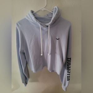 Hollister Crop Hoodie Size L